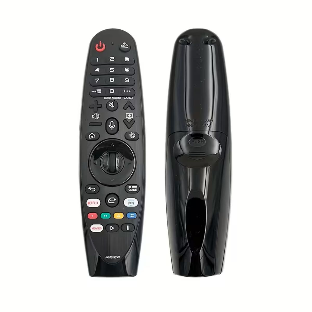 GENERICO - FUNDA NEGRO + CONTROL REMOTO MAGIC LG  +  PILAS AA Gratis