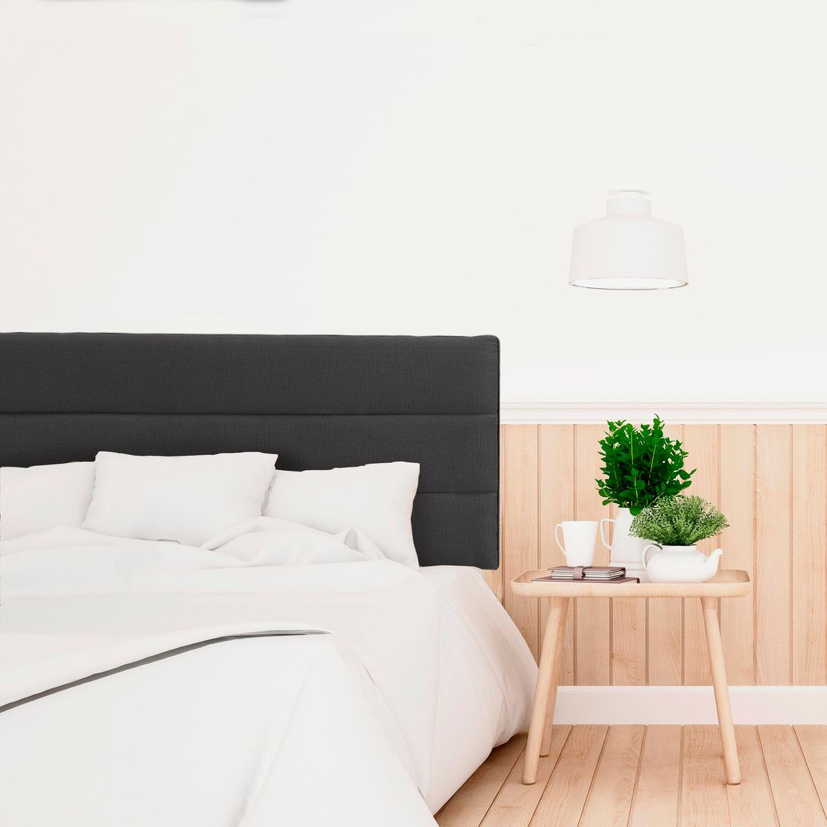 VILLA HOGAR - Cabecera France King negro - Villa Hogar