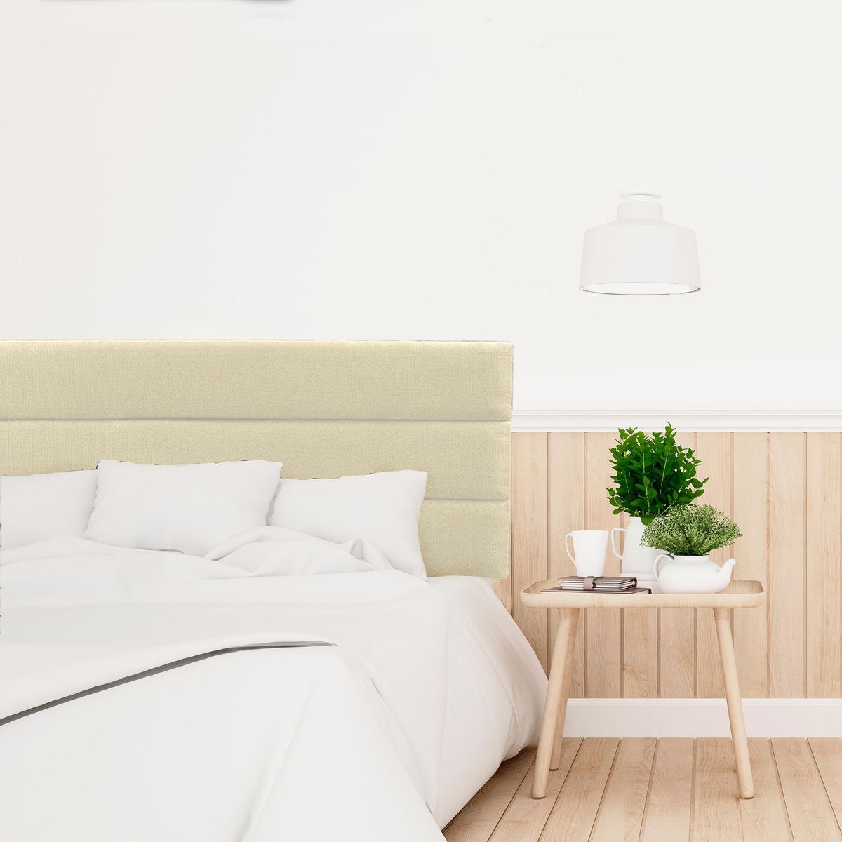 VILLA HOGAR - Cabecera France King beige - Villa Hogar.