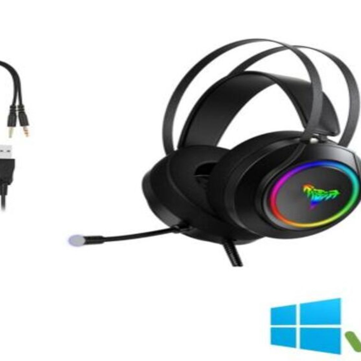 IMPORTADO MC - Audífono Gamer para PC Laptop Celular - RGB