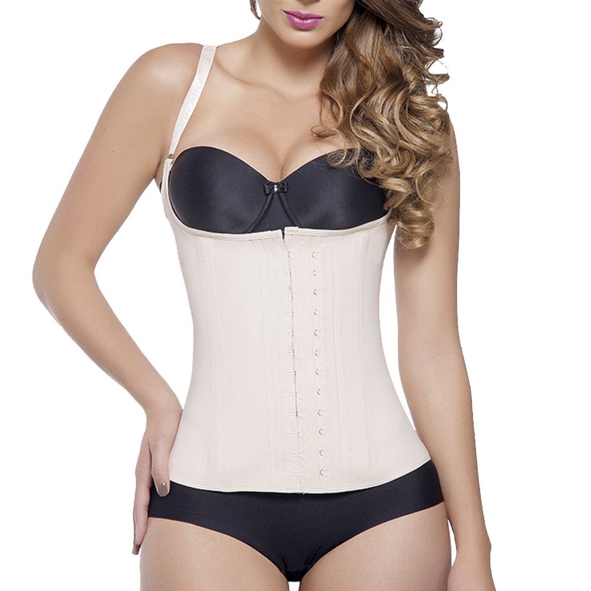 SILHOUETTE - Faja Chaleco Silhouette Látex Beige