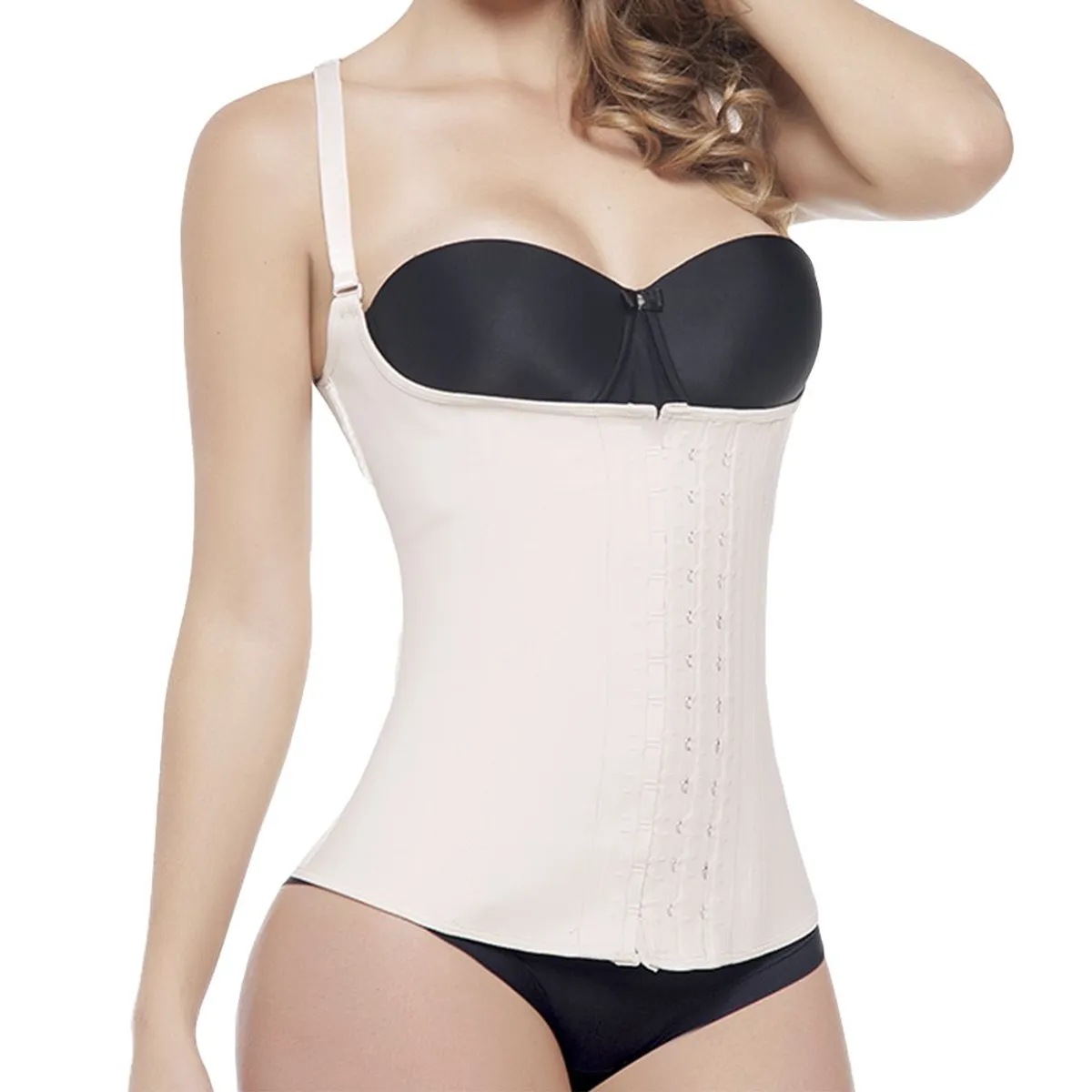 SILHOUETTE - Faja Chaleco Silhouette Látex Beige