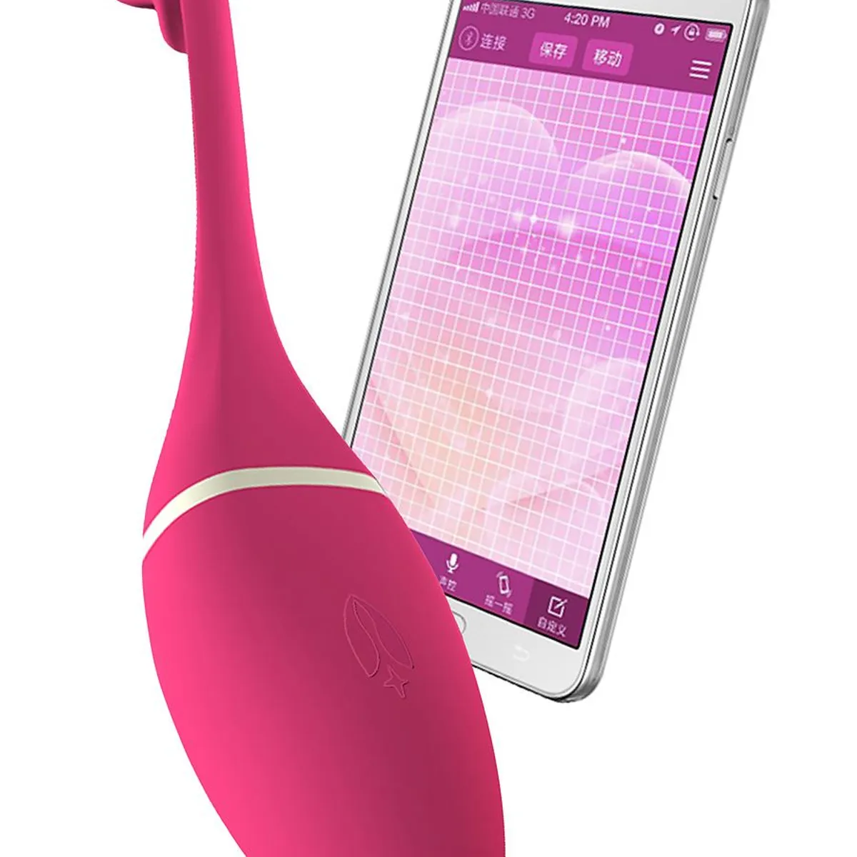 OEM - Vibrador Inalámbrico con Control Forma de Huevo  APP Bluetooth IRENA I