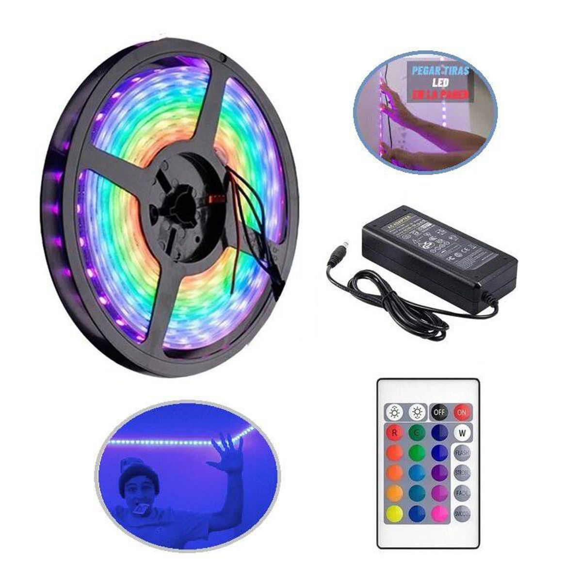 GENERICO - LED tira decorativa de 5 metros