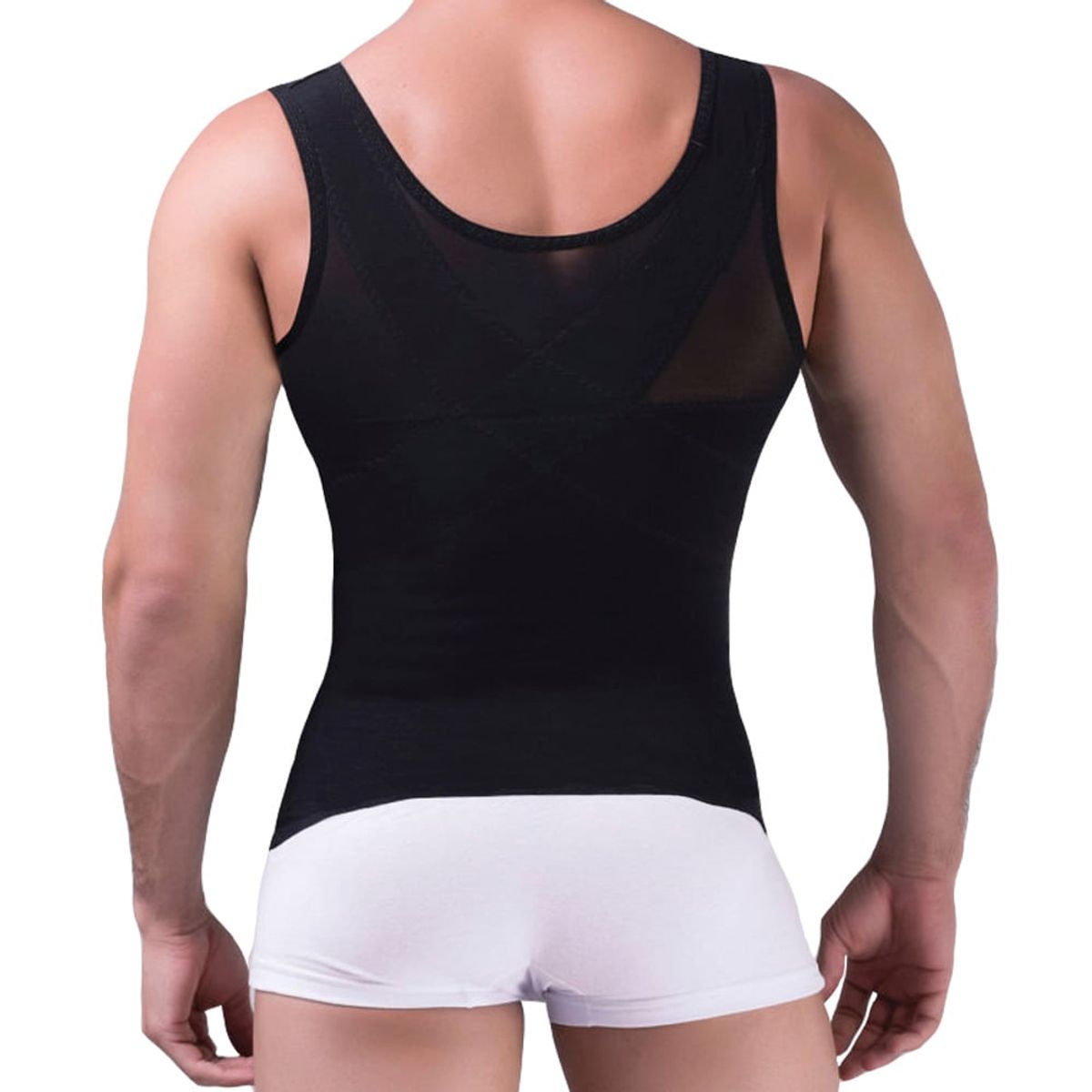 NATURELL - Camiseta Reductora Hombre Naturell - Negro