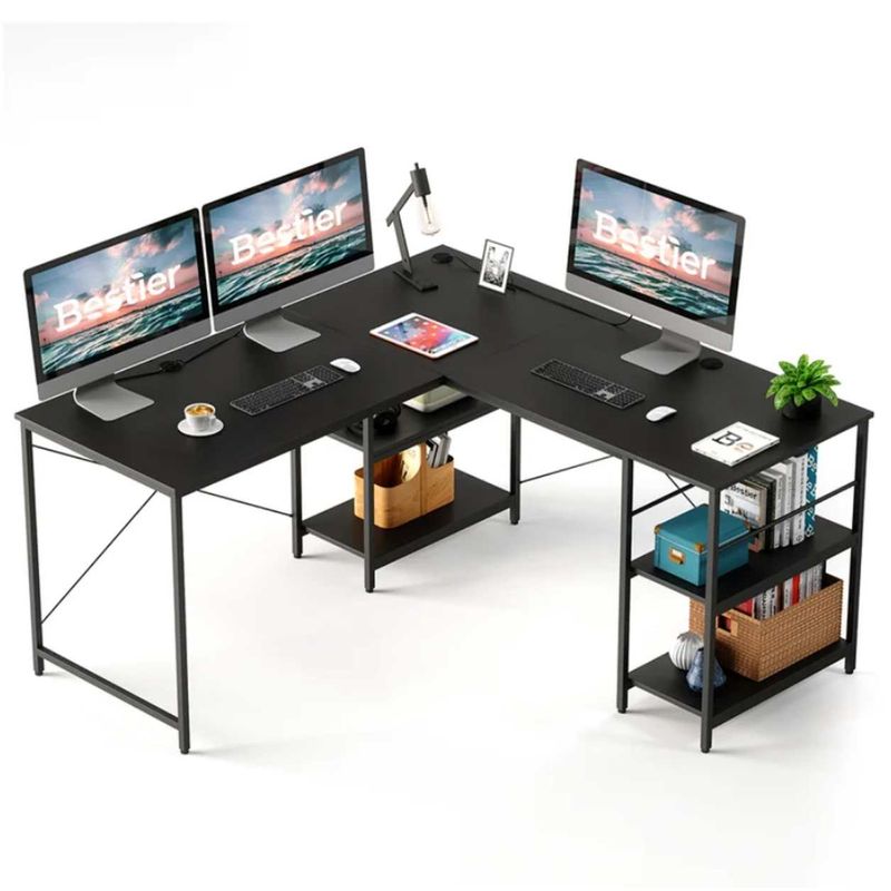 VENTITAS HOME - Escritorio Industrial Lawrence Ventitas Home Negro