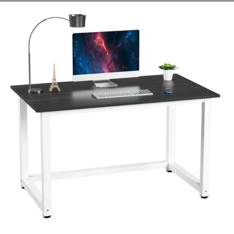 VENTITAS HOME - Escritorio Industrial Gross 110cm Ventitas Home Negro y Blanco