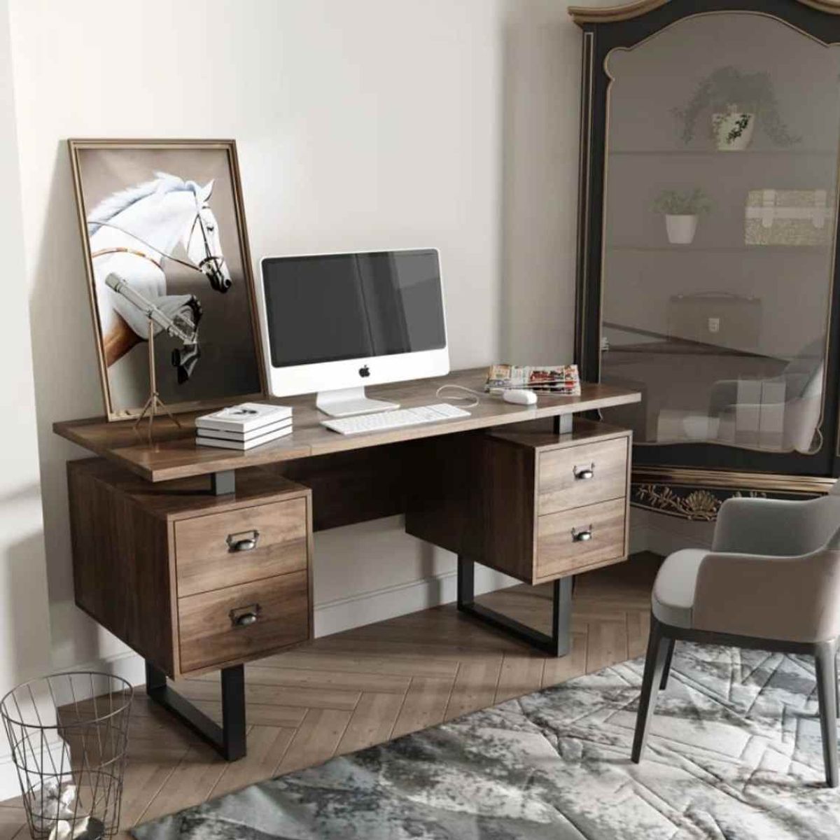 VENTITAS HOME - Escritorio Industrial Janick Ventitas Perú Gales