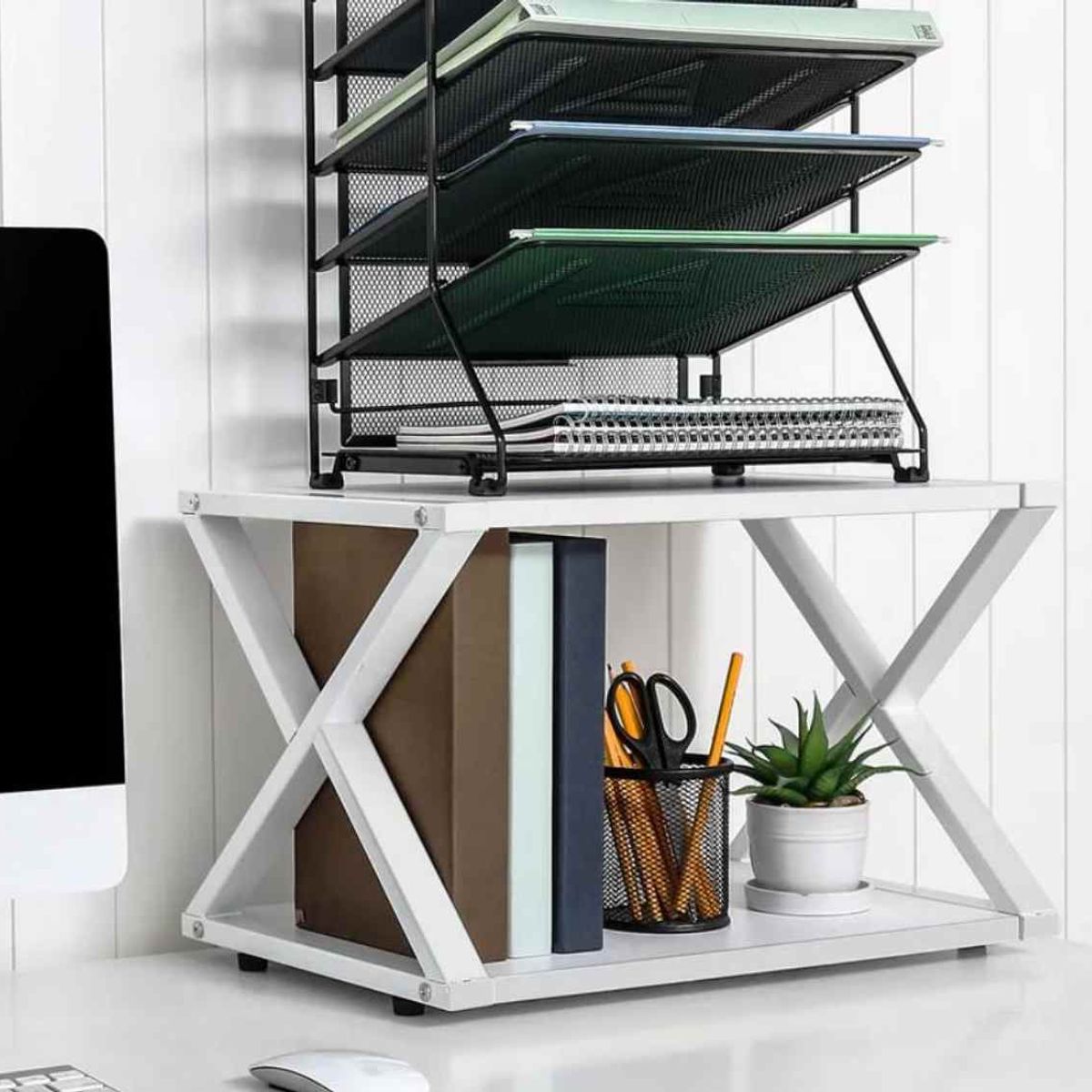 VENTITAS HOME - Mesa para Impresora Phiphi Ventitas Perú Blanco