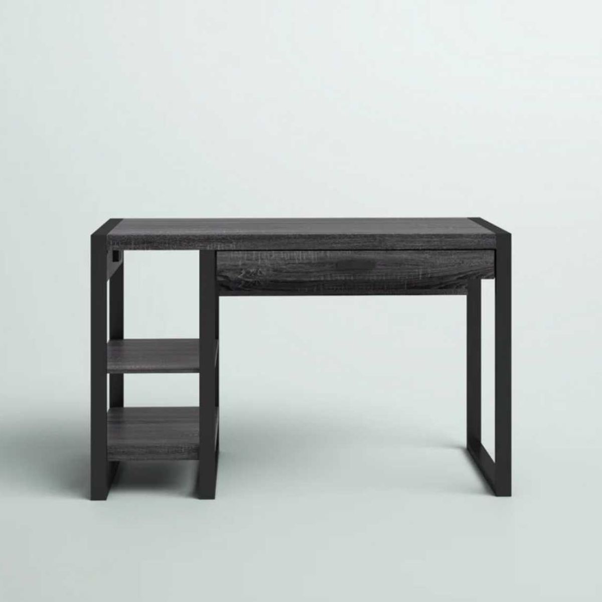 VENTITAS HOME - Escritorio Industrial Timothee Ventitas Home Roble Gris