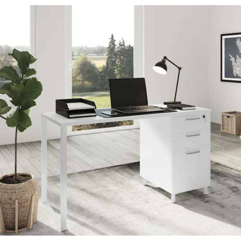 VENTITAS HOME - Escritorio Industrial Bárbara Ventitas Home Blanco