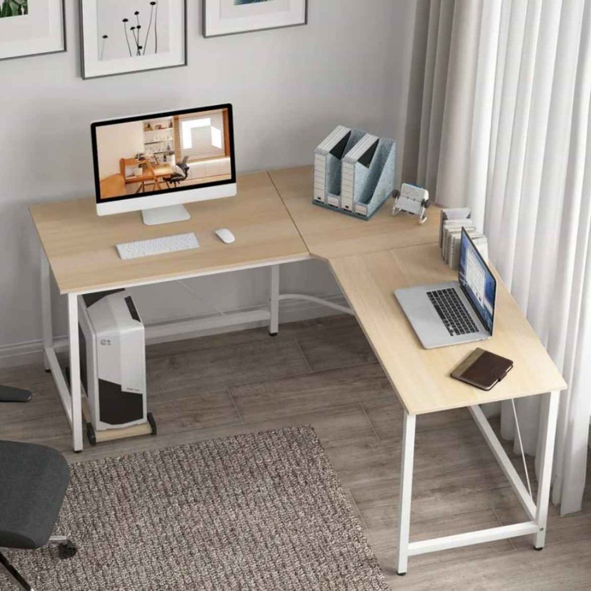 VENTITAS HOME - Escritorio Industrial Lineysha Ventitas Home Manzano