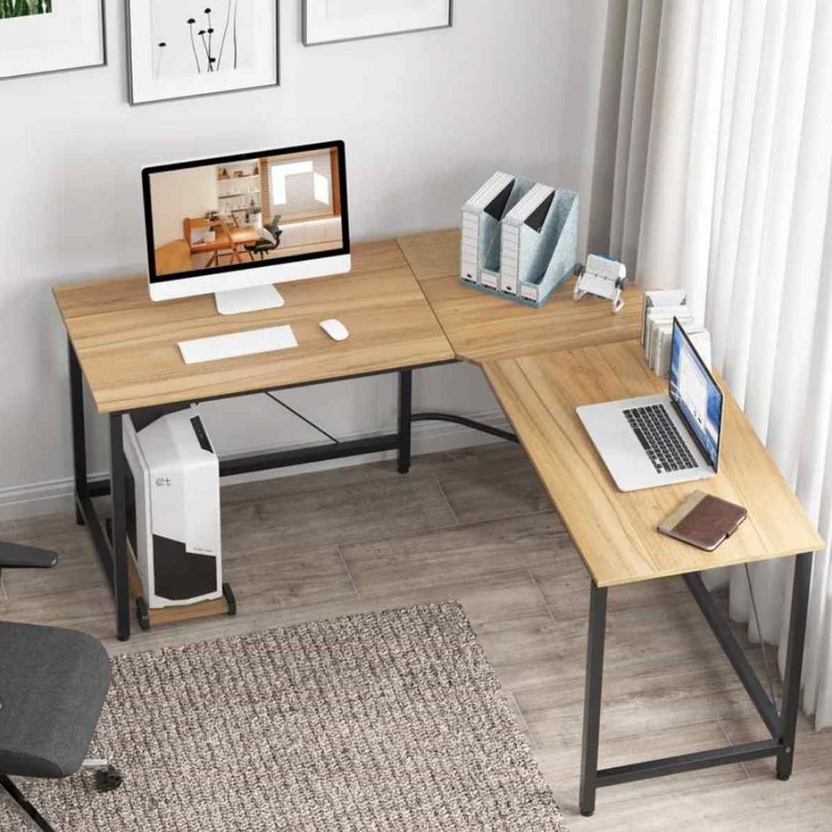 VENTITAS HOME - Escritorio Industrial Lineysha Ventitas Home Duna