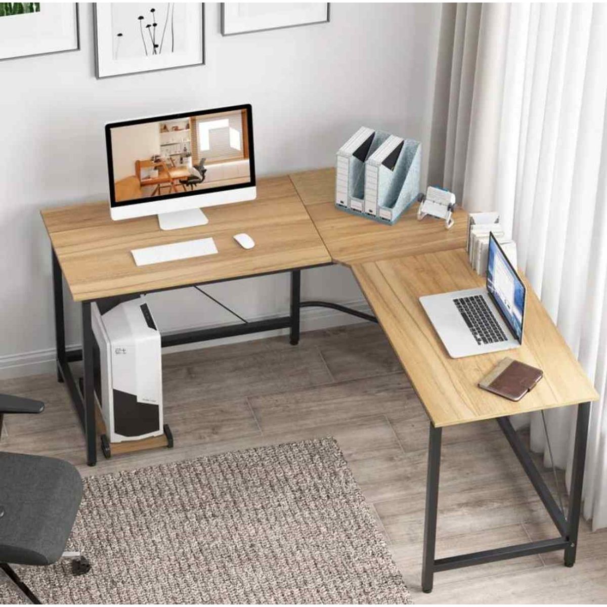 VENTITAS HOME - Escritorio Industrial Lineysha Ventitas Home Duna