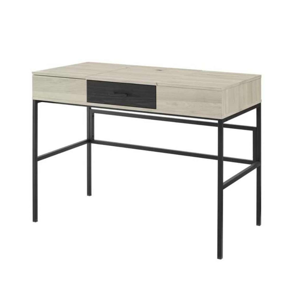 VENTITAS HOME - Escritorio Industrial Renatta Ventitas Home Manzano y Roble Negro