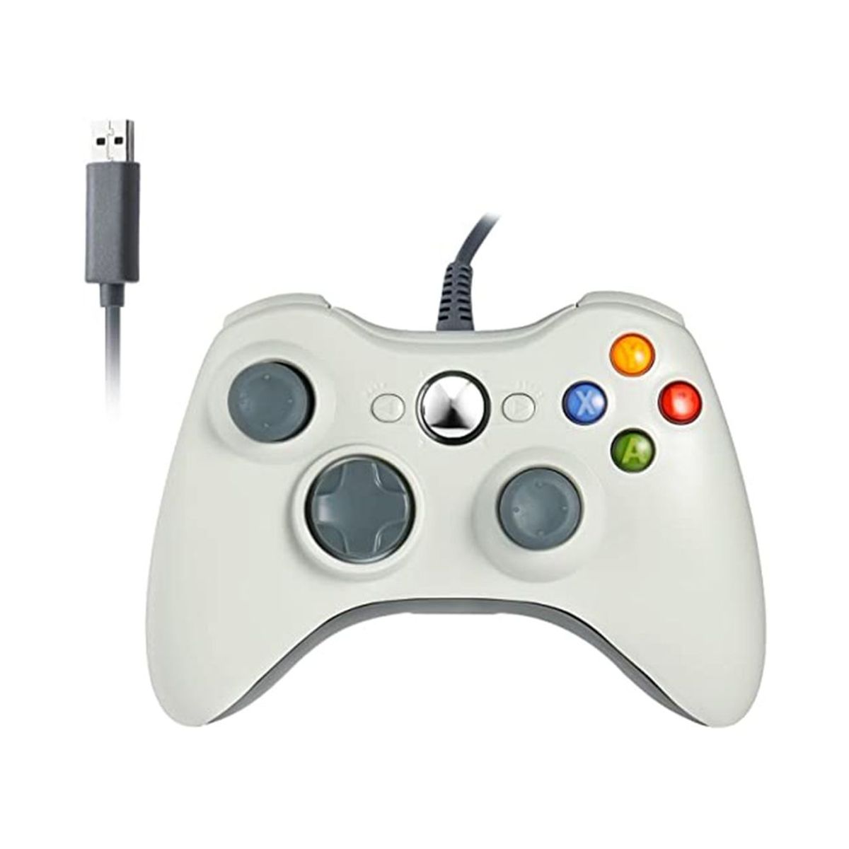 SEISA - Mando Xbox 360 Gamer para PC - Computadora Windows 7/8/10 - Blanco