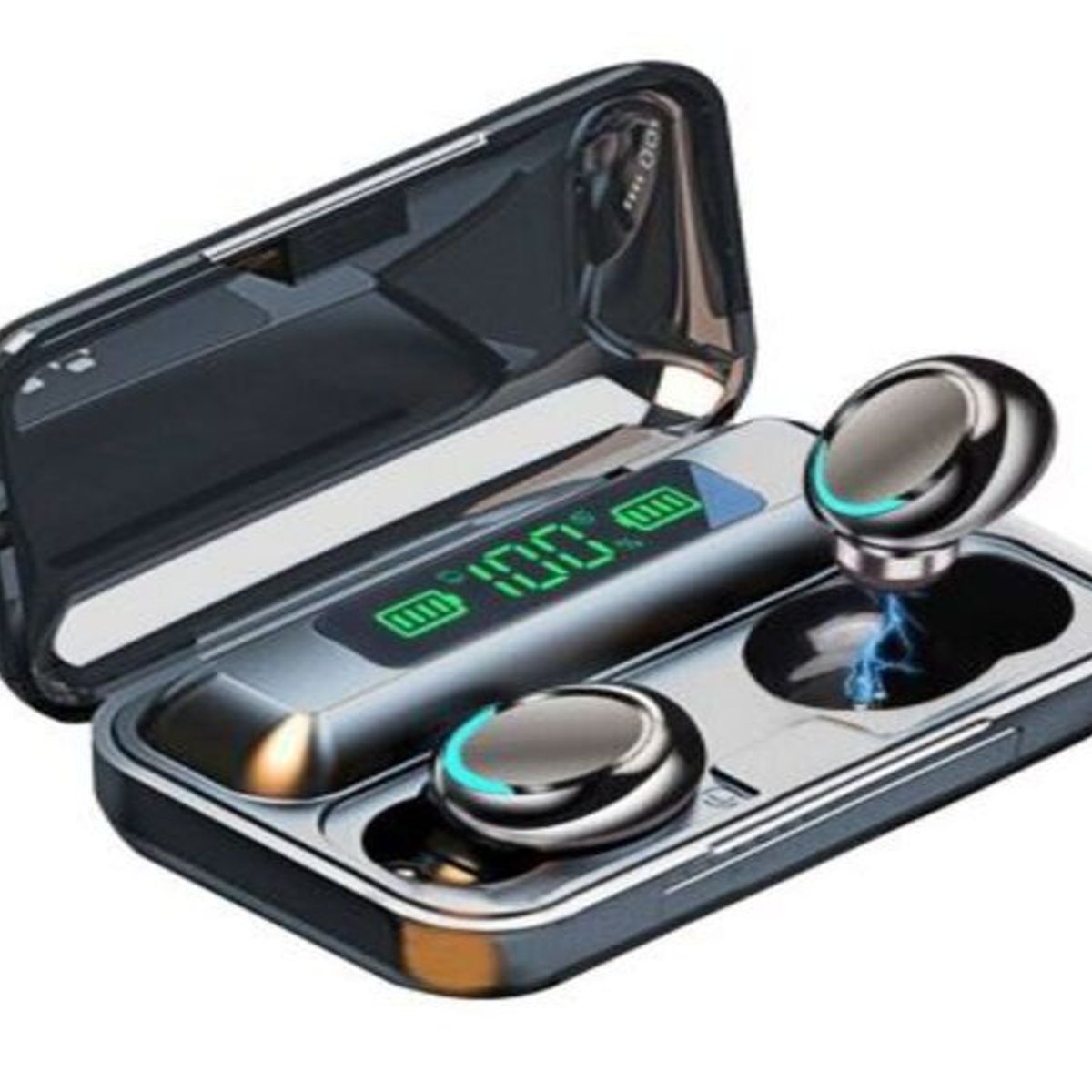 GENERICO - Audífonos Bluetooth Inalambricos F9 con PowerBank 2025