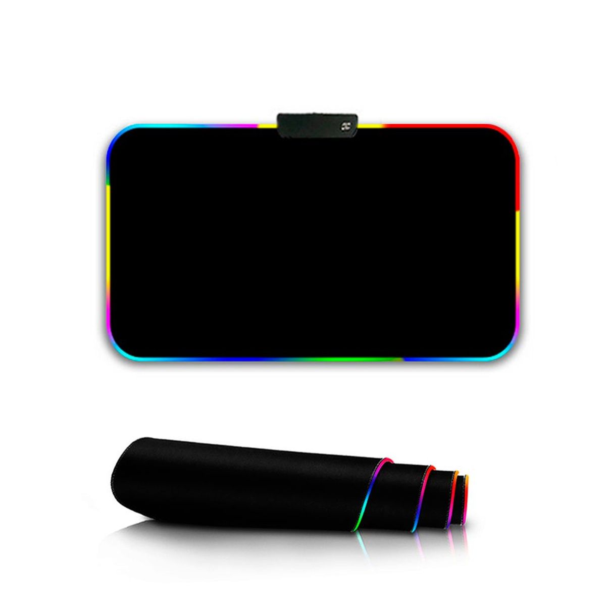 GENERICO - Pad Mouse Gamer Rgb Retro Iluminada De 25 x 35 cm x 04 mm