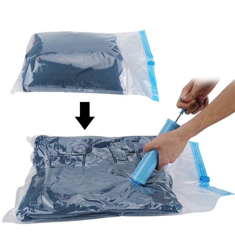 GENERICO - Pack por 3 Bolsas al vacío de 60 x 80cm para ropa y sabanas