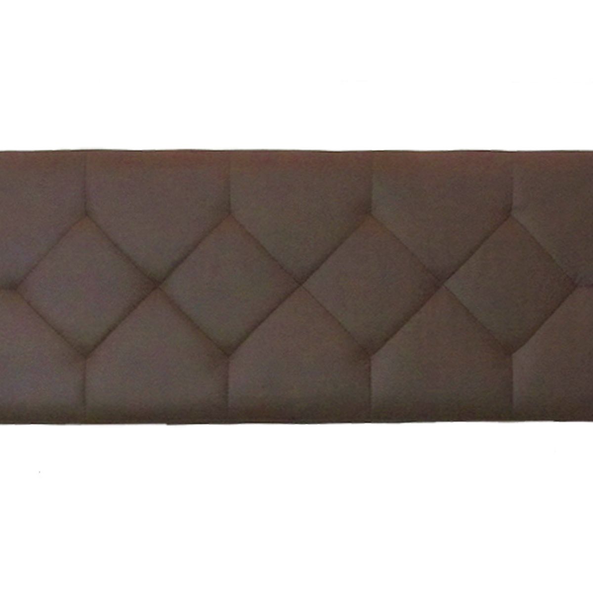 VILLA HOGAR - Cabecera Rombo 2 plazas chocolate - Villa Hogar.