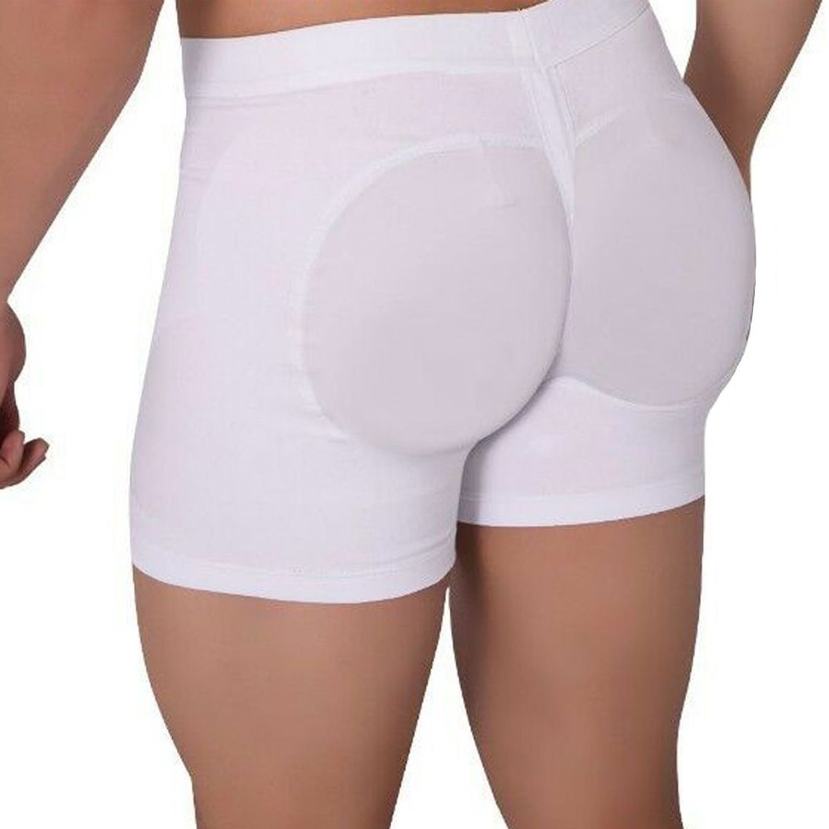 NATURELL - Bóxer Levanta Glúteos Naturell Masculino - Blanco