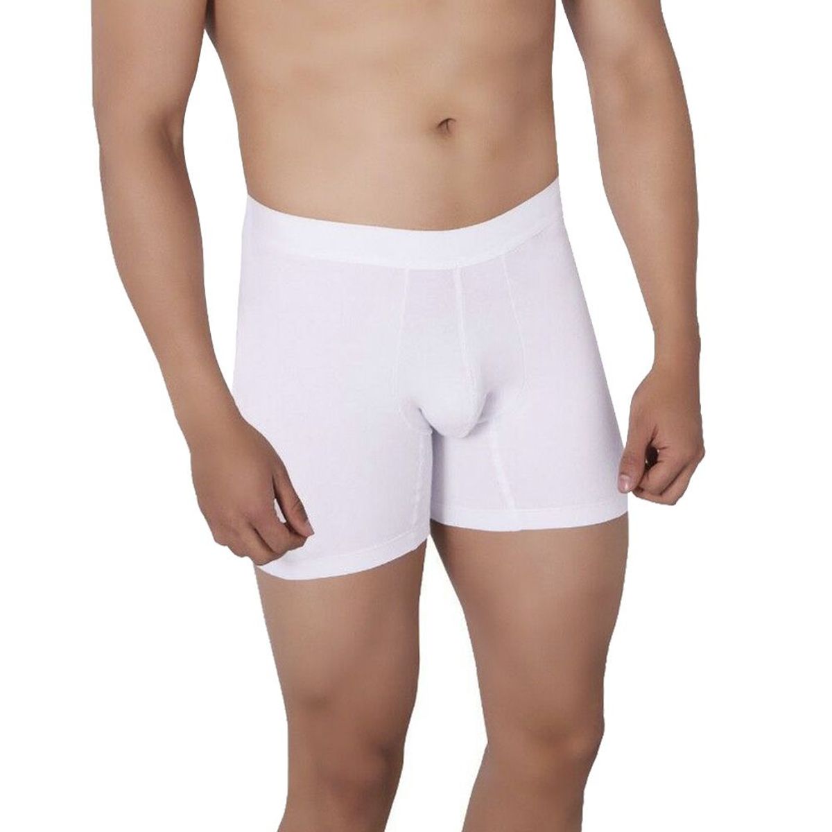 NATURELL - Bóxer Levanta Glúteos Naturell Masculino - Blanco