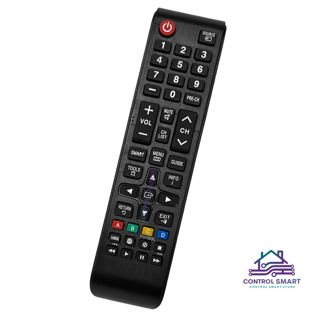 GENERICO - Control Remoto Compaible para  Samsung Smart Tv Modo futbol