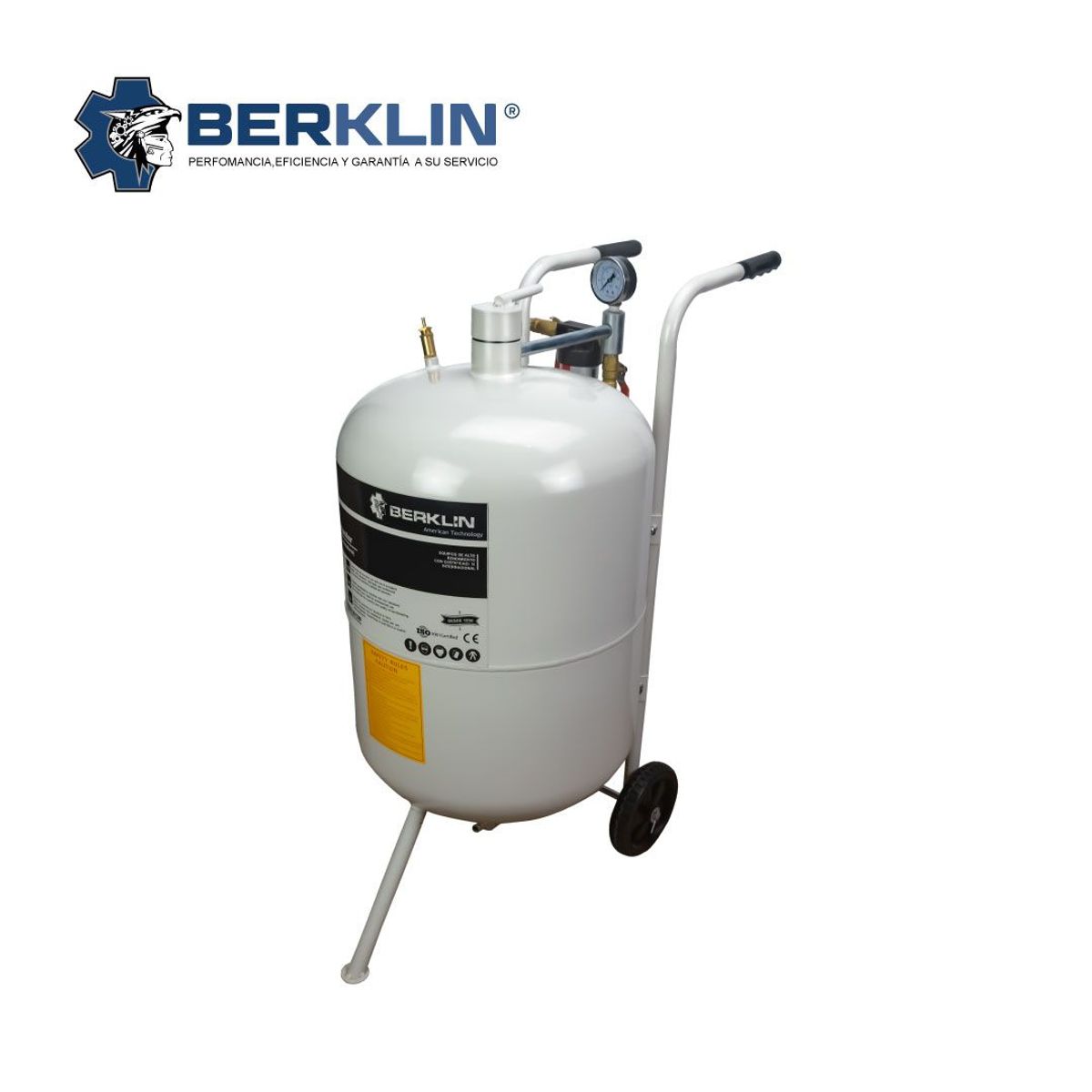 BERKLIN - EQUIPO DE ARENADO ( COMPRESORA INDUSTRIAL DE 80 GL + ARENADORA)