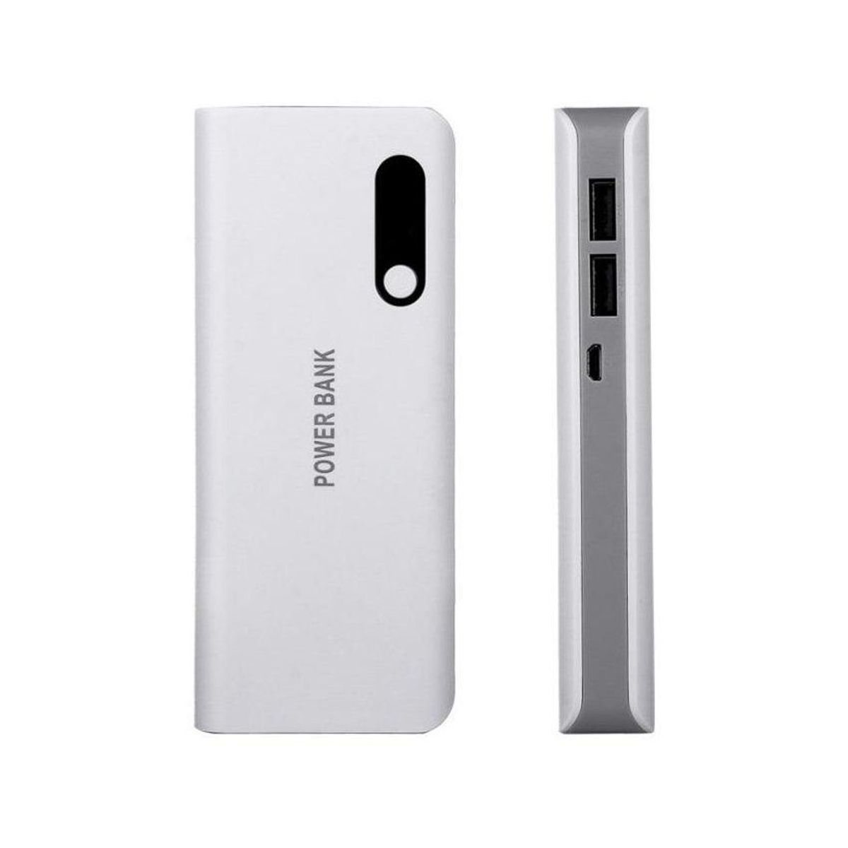 GENERICO - Power bank - cargador portátil 10500 mah - blanco.
