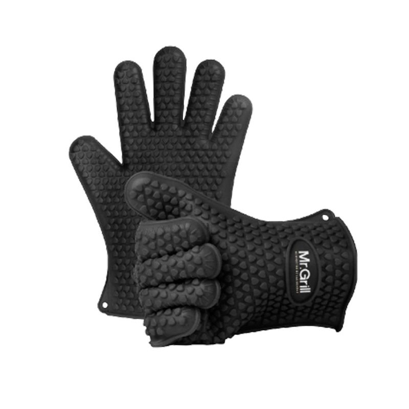 MR GRILL - Guantes de Silicona Resistentes a Altas Temperaturas Mr Grill