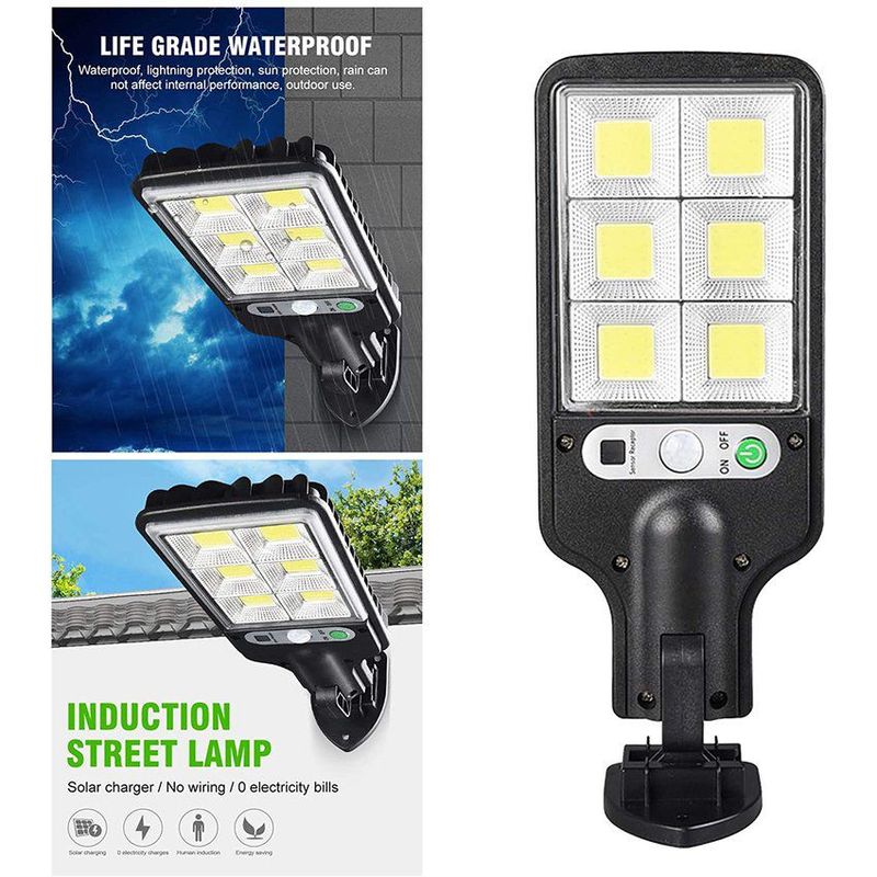 OEM - Reflector solar recargable con sensor de movimiento de 3 intensidades