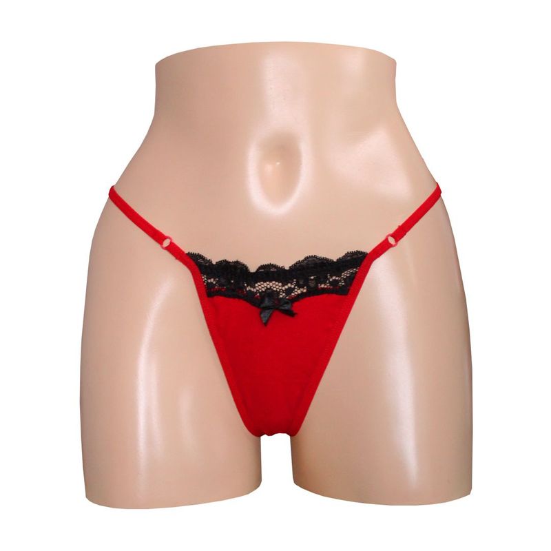 Peter Pan - Hilo Dental con Blondas Rojo Peter Pan