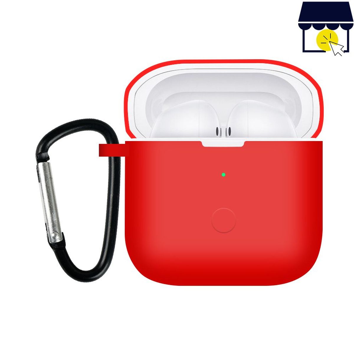 GENERICO - Case o funda para Xiaomi Redmi Buds 3 - ROJO