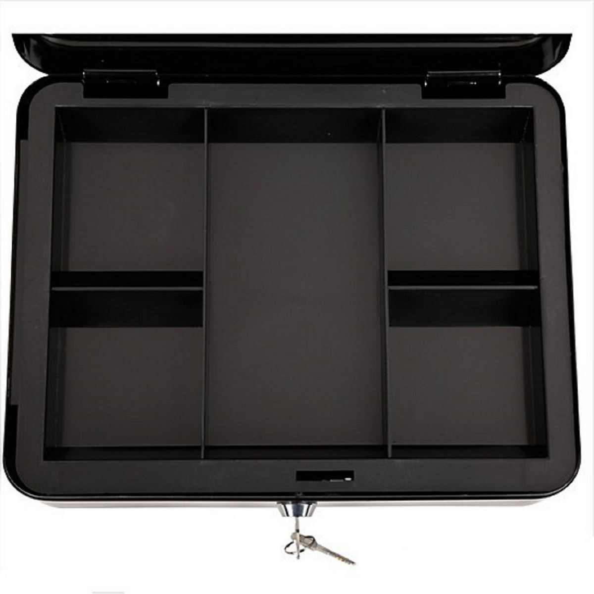 GENERICO - Caja De Valores Para Billetes Monedas Con Llave 20x16x9