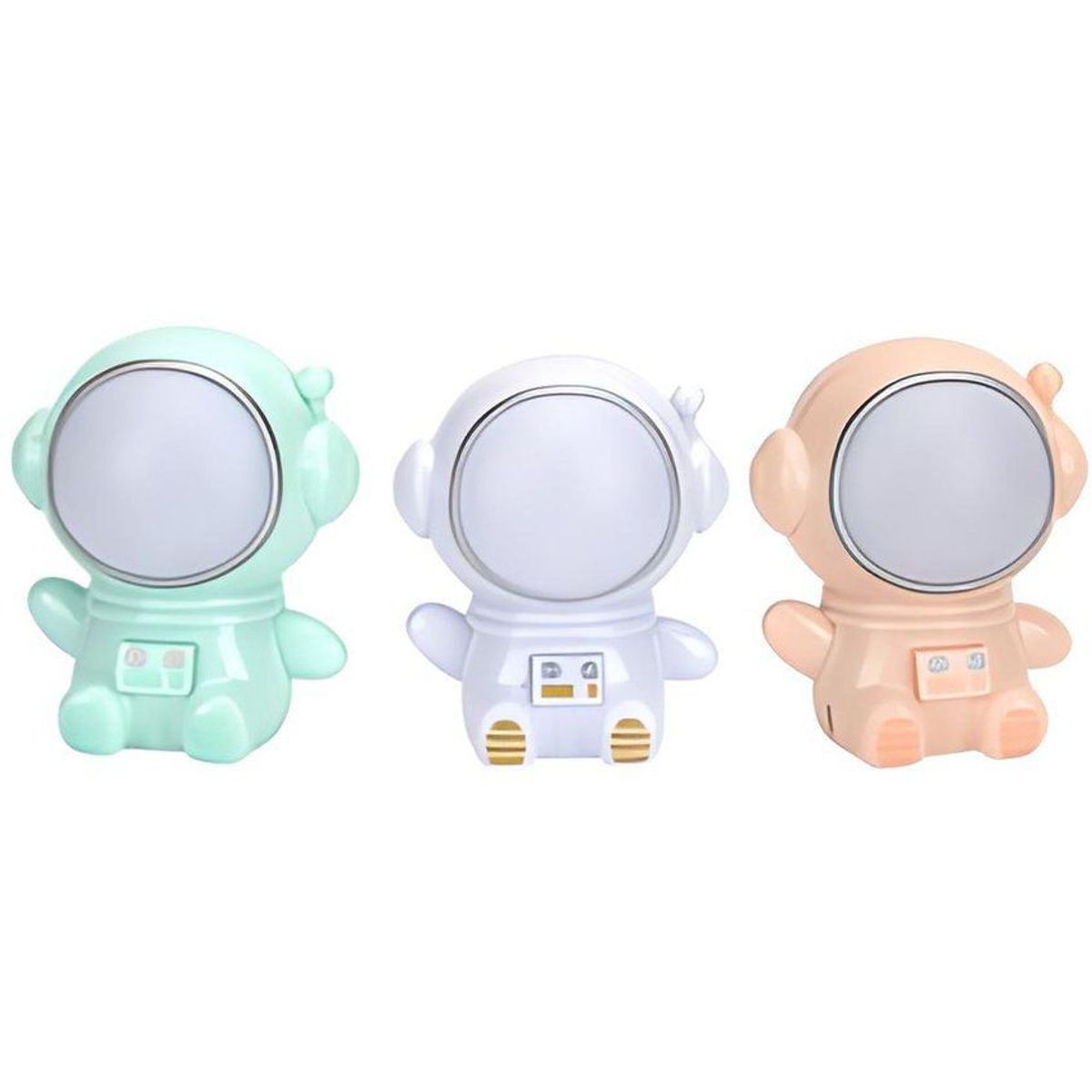 GENERICO - Lámpara de escritorio diseño astronauta 5 modos de luces para el hogar