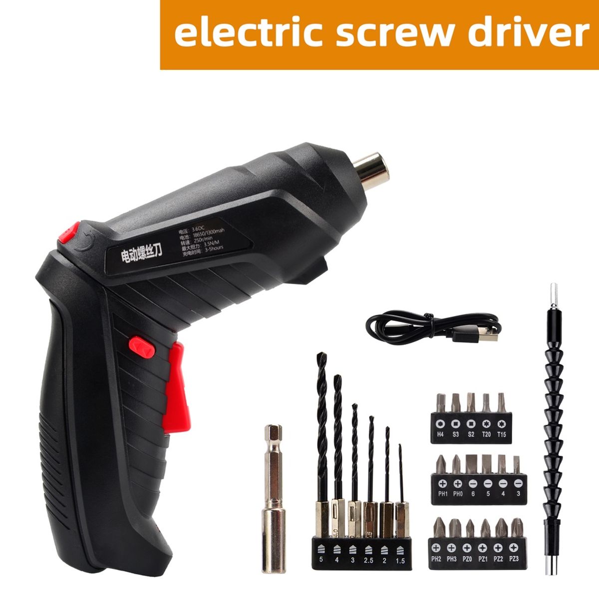 GENERICO - Taladro Destornillador Atornillador Inalambrico Bateria 2025