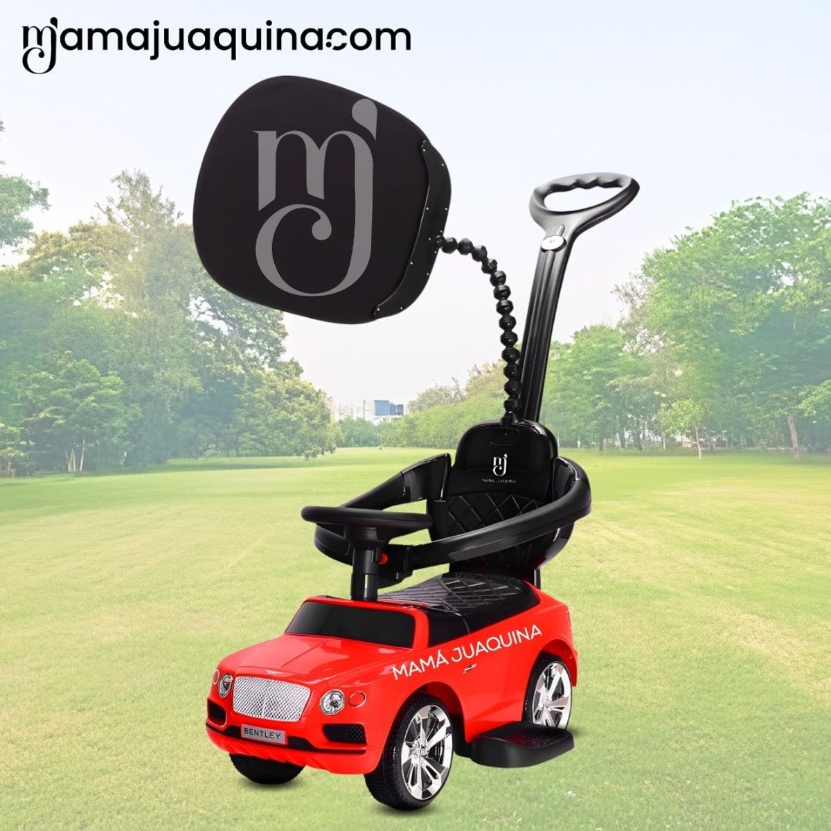 BENTLEY - Correpasillo Guiador Licenciado «BENTLEY» Red