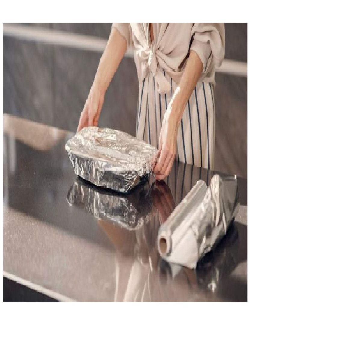 GENERICO - Papel Aluminio de Cocina de 20  Metros Multiuso