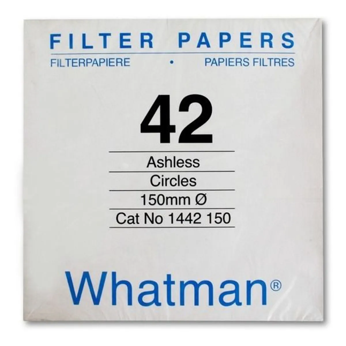 GENERICO - PAPEL FILTRO WHATMAN 42   CAJA X 100 UNIDADES
