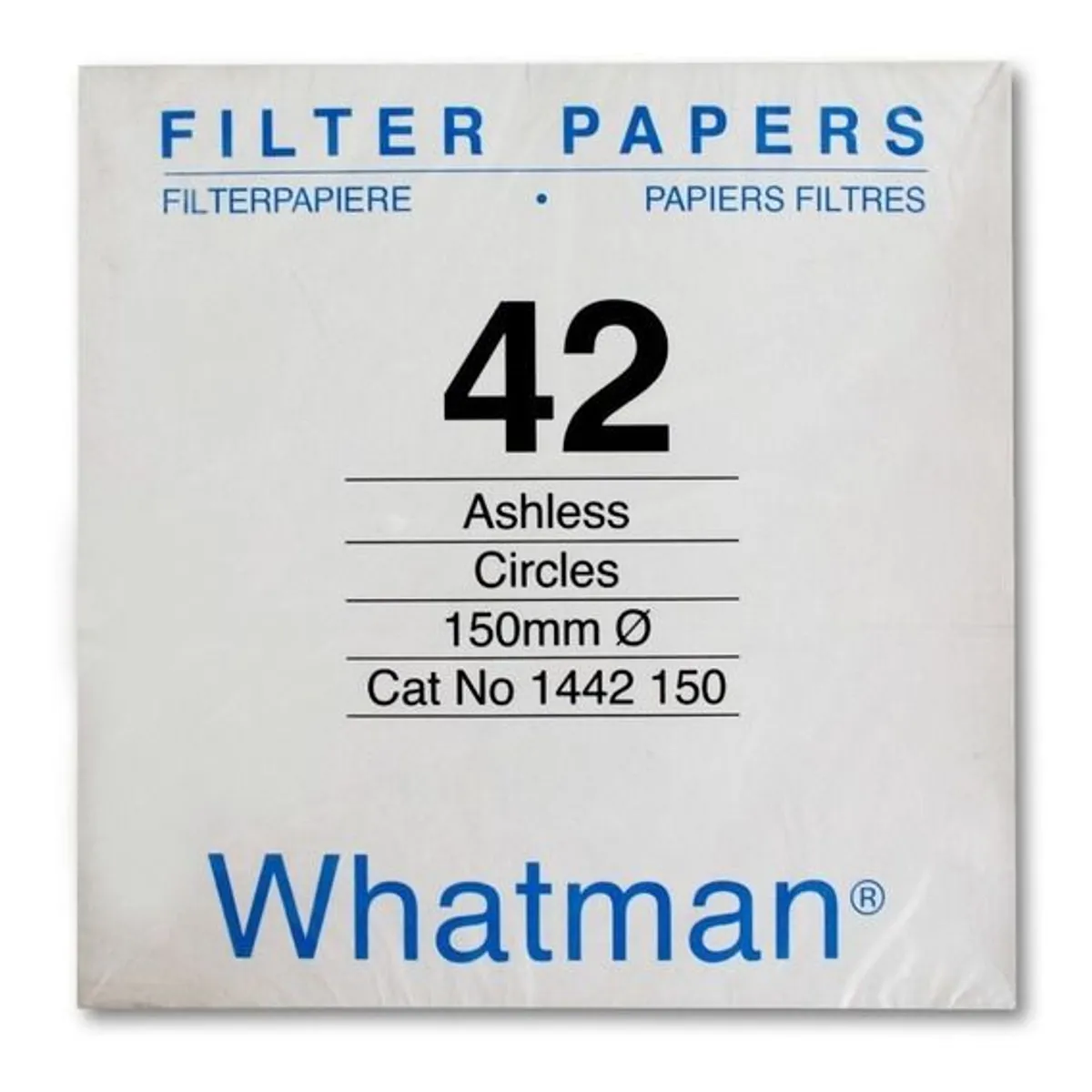 GENERICO - PAPEL FILTRO WHATMAN 42   CAJA X 100 UNIDADES