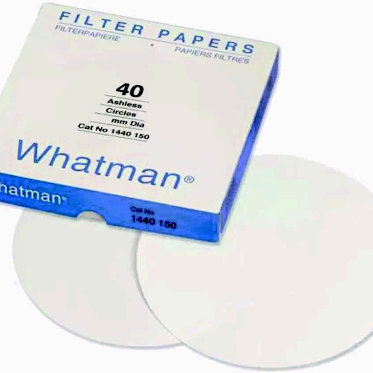 GENERICO - PAPEL FILTRO WHATMAN 40   CAJA X 100 UNIDADES