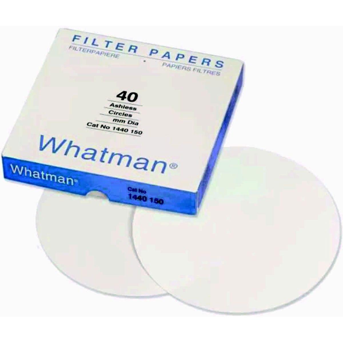 GENERICO - PAPEL FILTRO WHATMAN 40   CAJA X 100 UNIDADES