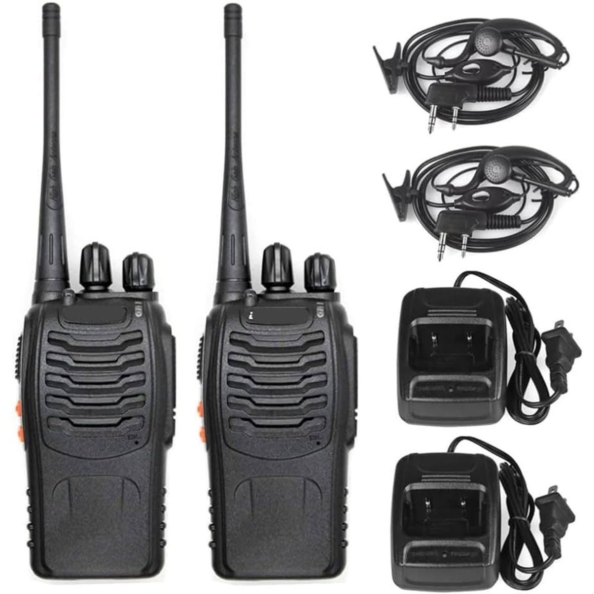 OEM - Kit Completo 2 Walkie Talkie Bidireccional Radio Transceptor 16Canales