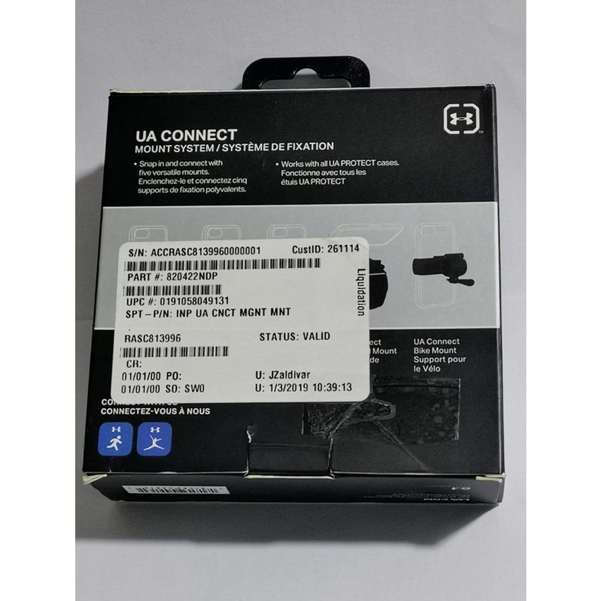 BAND IT - Soporte holder magnetico porta celular under amour