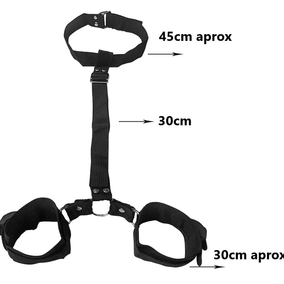 GENERICO - Esposas de cuello y manos amarrar - Bondage