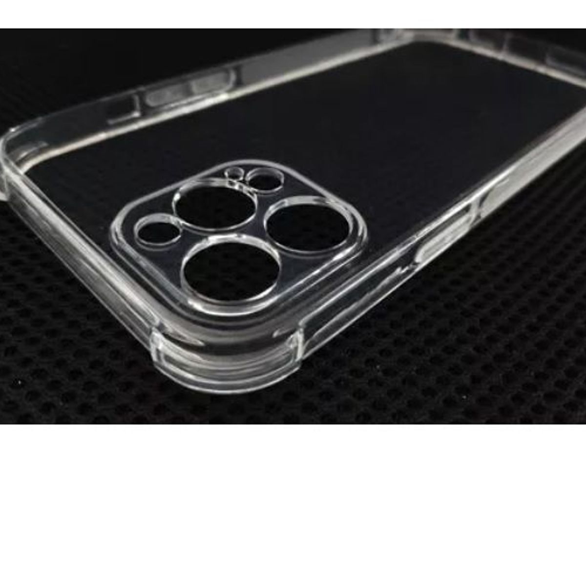 GENERICO - CASE FUNDA PARA IPHONE 12 PRO MAX - ANTISHOCK TRANSPARENTE