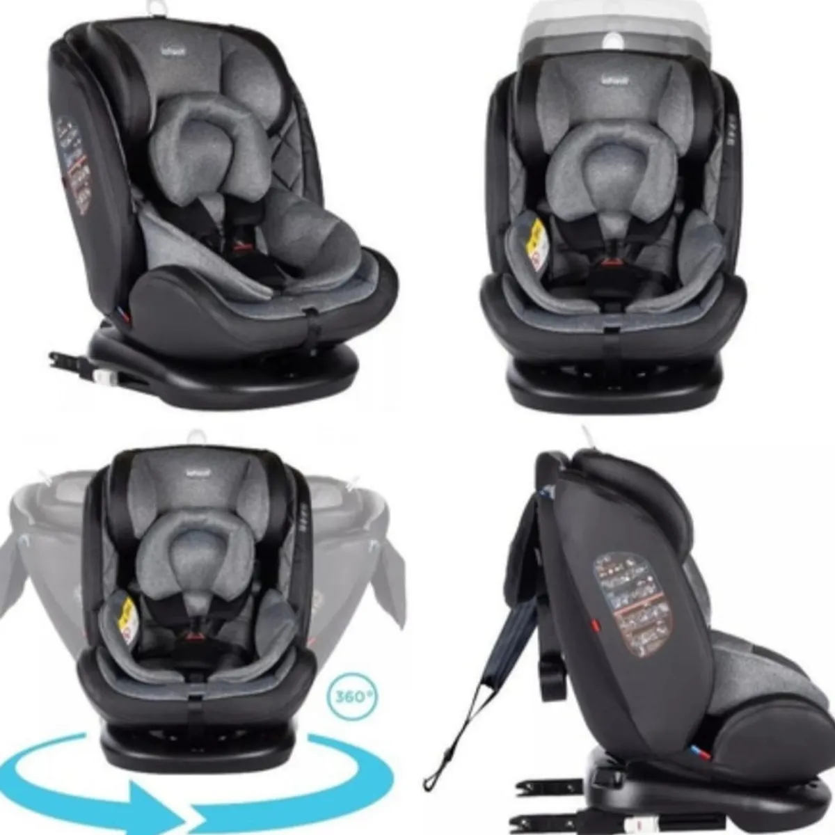 INFANTI - Asiento de Auto Deluxe Infanti con Isofix Blas