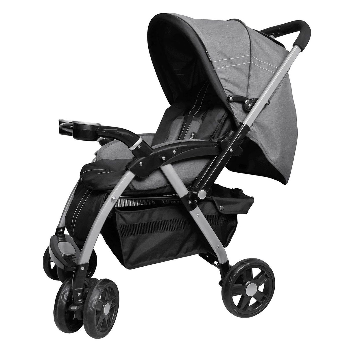 EBABY - Coche Cuna Ebaby ROSSI Gris