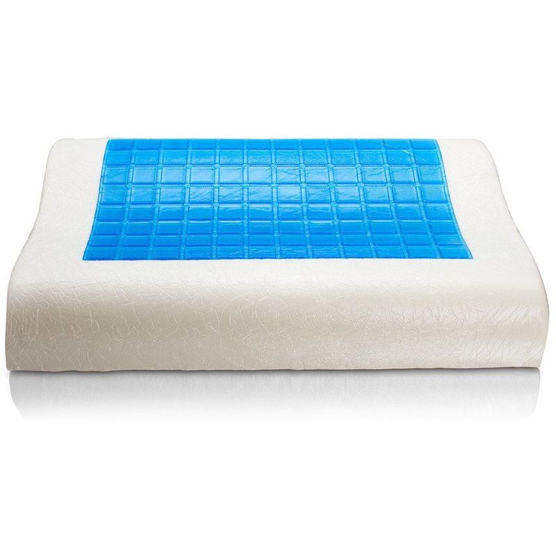 HOLGU - Almohada Ortopédica Viscoelástica Con Gel  Funda Original