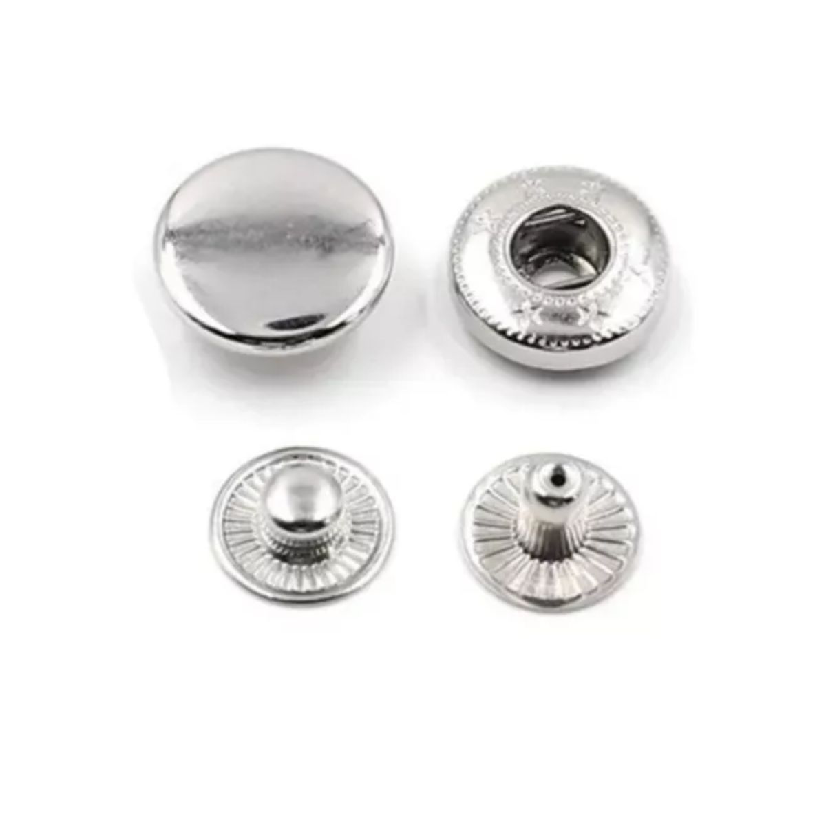 GENERICO - 200 UND Broche Metálico Vt5 -12mm Sistema Chupón Más TROQUEL